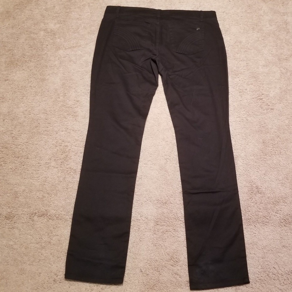 Joes Black Cotton Pants Women's Size 32